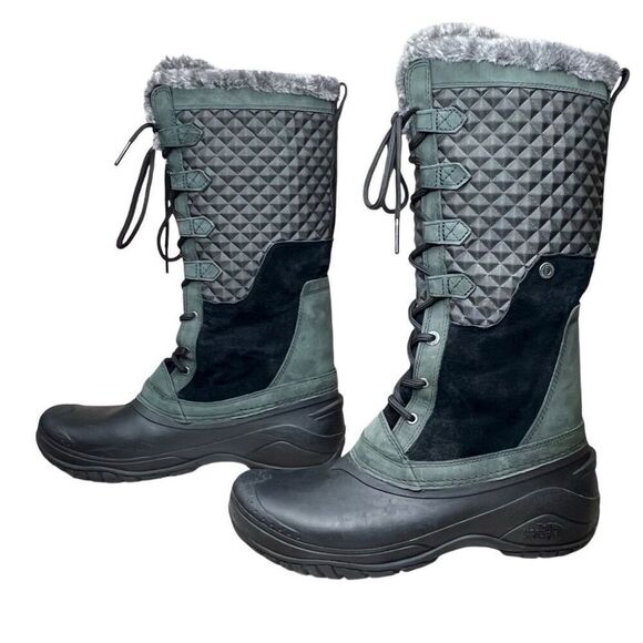 The North Face Tall Green Winter Boots 9.5. Stylish and fabulously functional! - Picture 3 of 9
